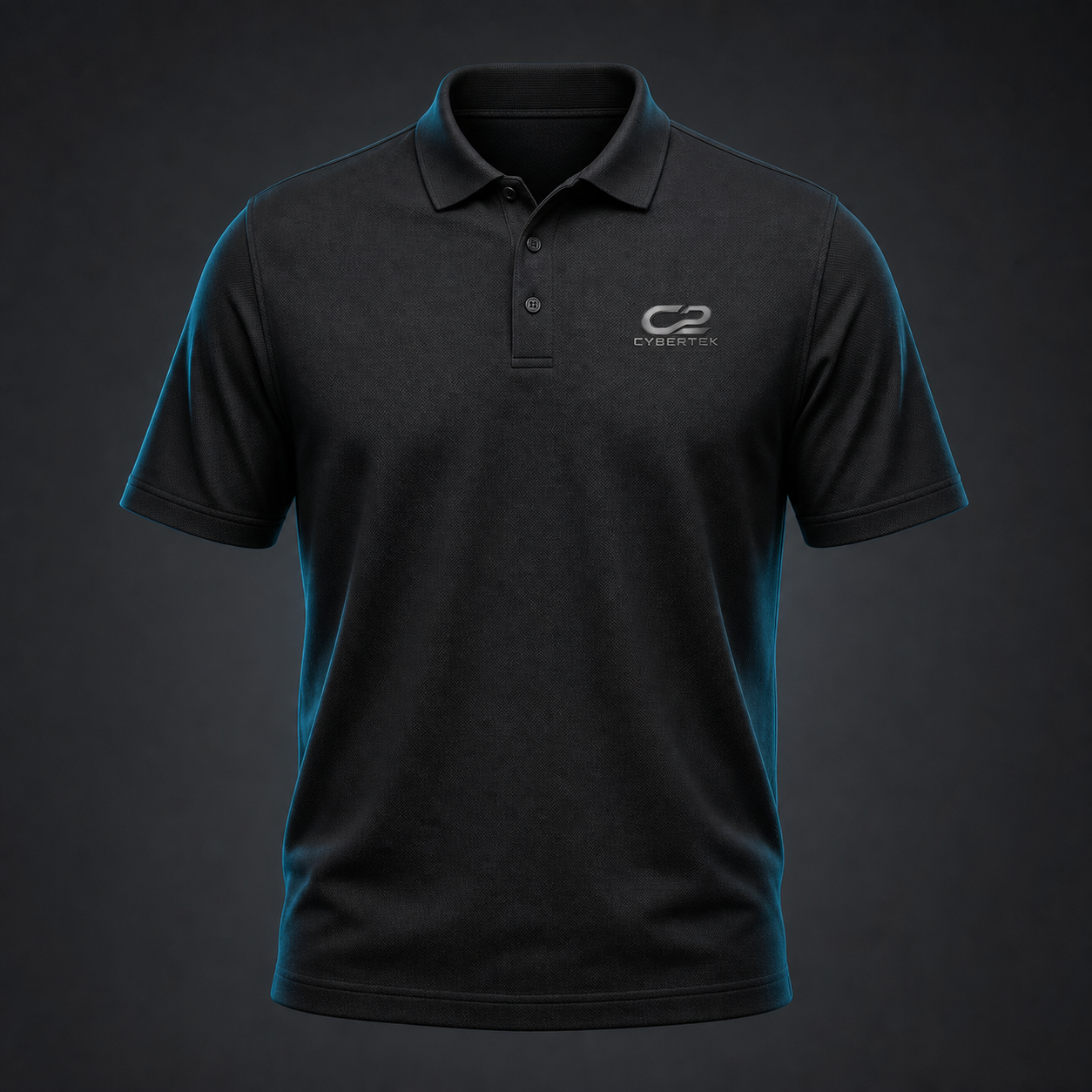 C2 Cybertek logo polo shirt